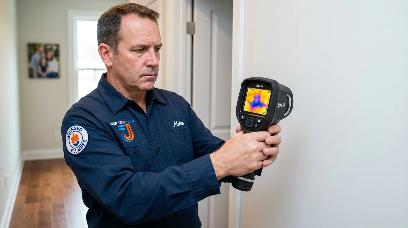 Thermal imaging leak detection by Johns Plumbing LLC in Ferriday